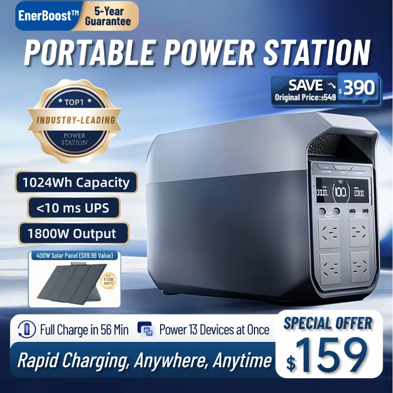 EnerBoost™ High Capacity + Fast Charging = Unlimited Power, Anytime, Anywhere (Was $540!)